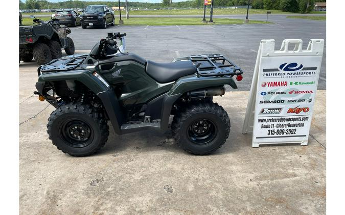 2024 Honda Rancher 2x4 Black Forest Green