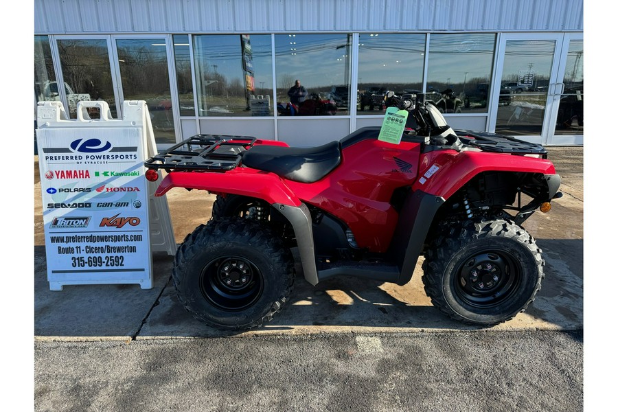 2024 Honda Rancher 4x4 Automatic DCT EPS Avenger Red