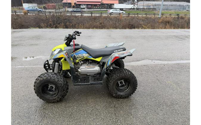 2021 Polaris Outlaw 110 EFI Avalanche Gray/Lime Squeeze