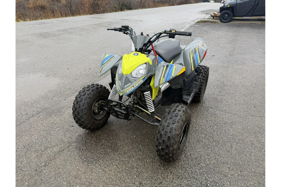 2021 Polaris Outlaw 110 EFI Avalanche Gray/Lime Squeeze