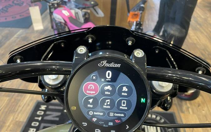 2025 Indian Super Chief Dark Horse Moss Green