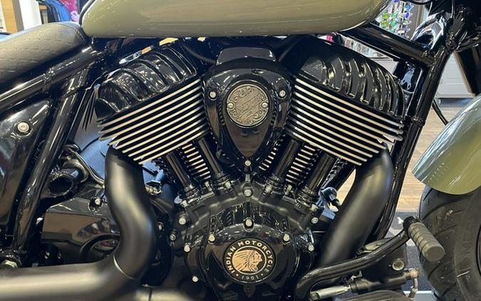 2025 Indian Super Chief Dark Horse Moss Green