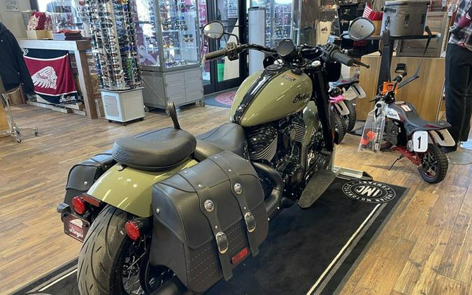 2025 Indian Super Chief Dark Horse Moss Green