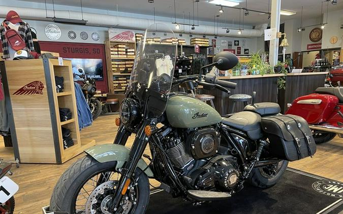 2025 Indian Super Chief Dark Horse Moss Green