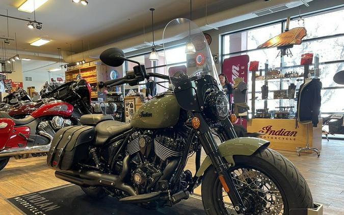 2025 Indian Super Chief Dark Horse Moss Green