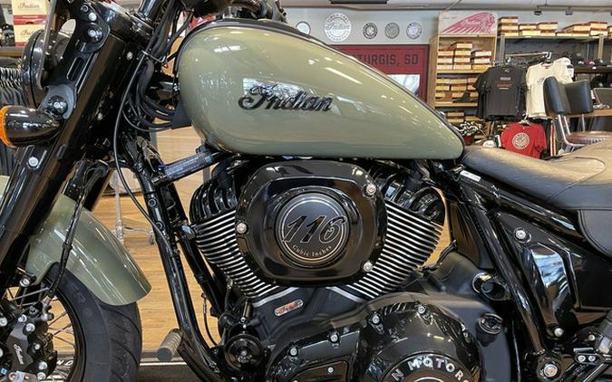 2025 Indian Super Chief Dark Horse Moss Green