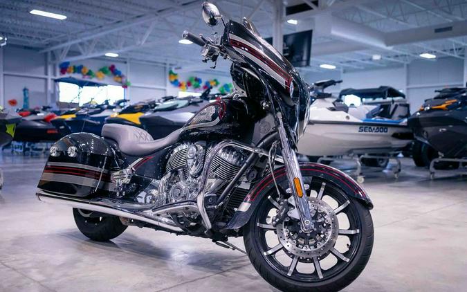 2018 Indian Motorcycle® Chieftain® Limited ABS Thunder Black Pearl with Graphics