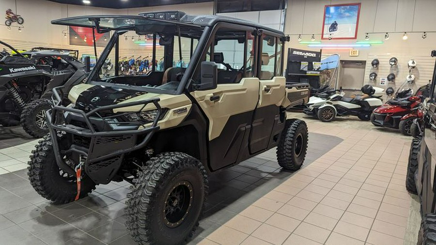 New 2024 CAN-AM DEFENDER MAX LIMITED HD10 DESERT TAN AND TIMELESS BLACK