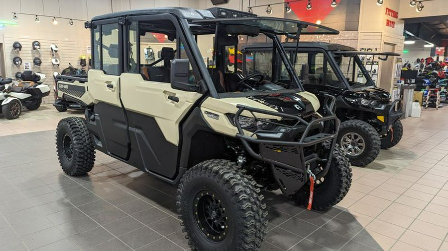 New 2024 CAN-AM DEFENDER MAX LIMITED HD10 DESERT TAN AND TIMELESS BLACK