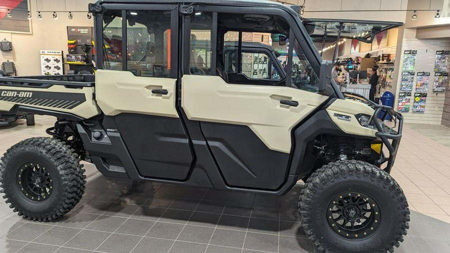 New 2024 CAN-AM DEFENDER MAX LIMITED HD10 DESERT TAN AND TIMELESS BLACK