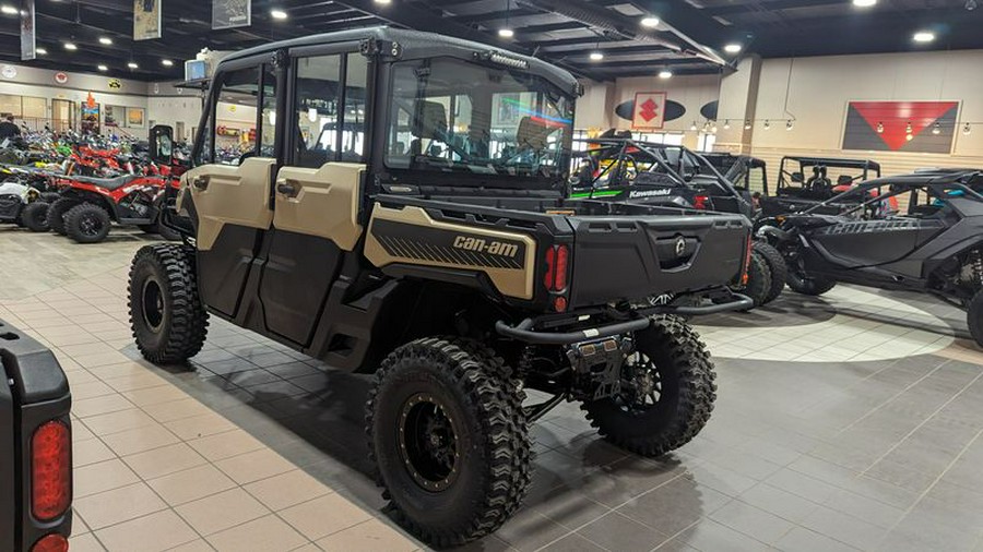 New 2024 CAN-AM DEFENDER MAX LIMITED HD10 DESERT TAN AND TIMELESS BLACK