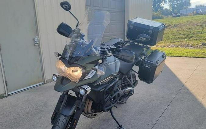 2017 Triumph Tiger Explorer XCA Matt Khaki Green