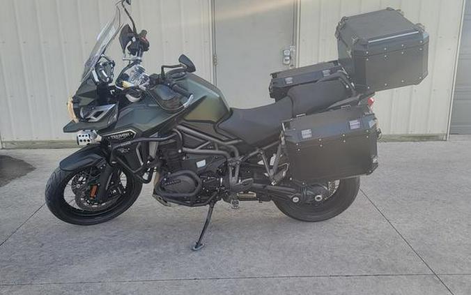 2017 Triumph Tiger Explorer XCA Matt Khaki Green