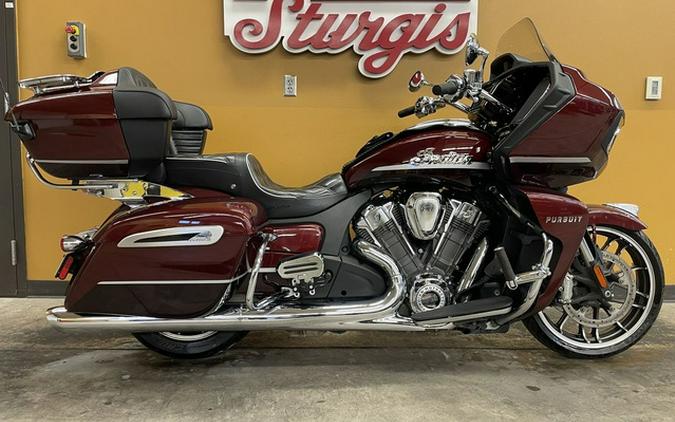2022 Indian Pursuit Limited Maroon MetallicCrimson Metallic
