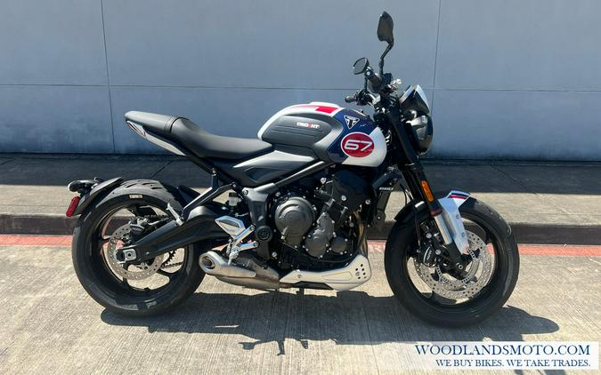 2024 Triumph Trident 660 Triple Tribute Edition Snowdonia White