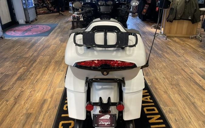 2024 Indian Motorcycle® Pursuit® Dark Horse® w/PowerBand Audio Pkg Icon Ghost White Metallic Smoke