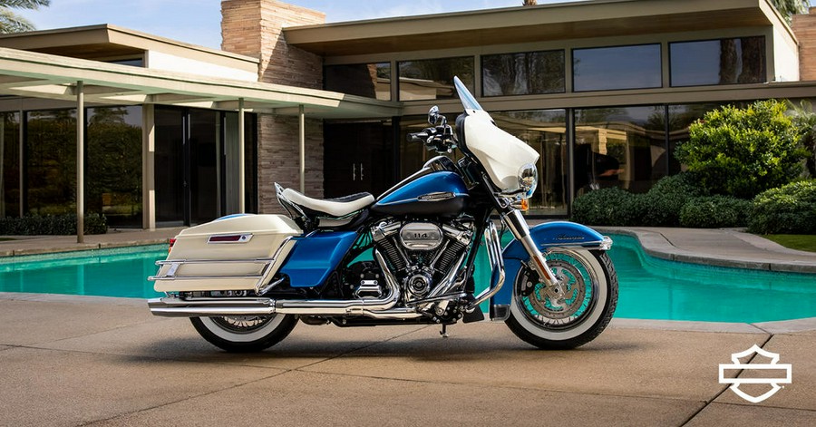 2021 Harley-Davidson® Electra Glide® Revival™ Hi-Fi Blue/Birch White