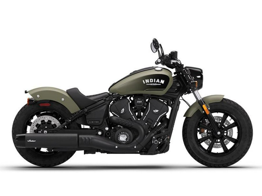 2026 Indian Motorcycle® Scout® Bobber Limited +Tech Moss Green Smoke