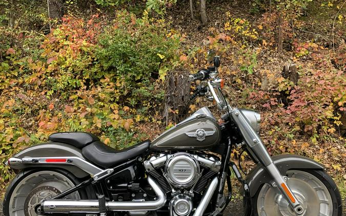 2018 Harley-Davidson® Fat Boy® Industrial Gray