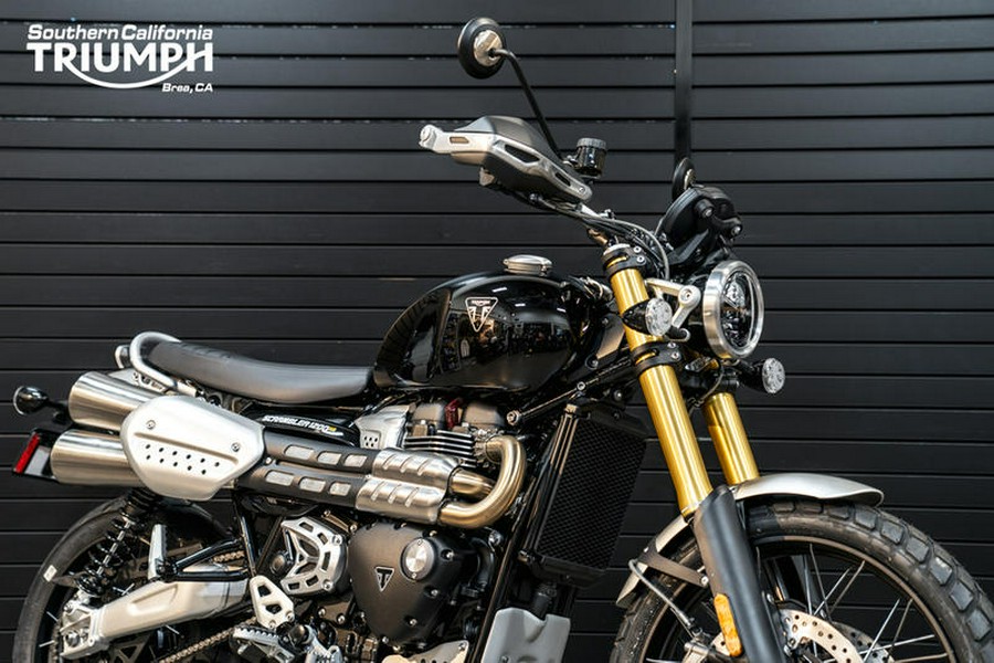 2024 Triumph Scrambler 1200 XE Sapphire Black