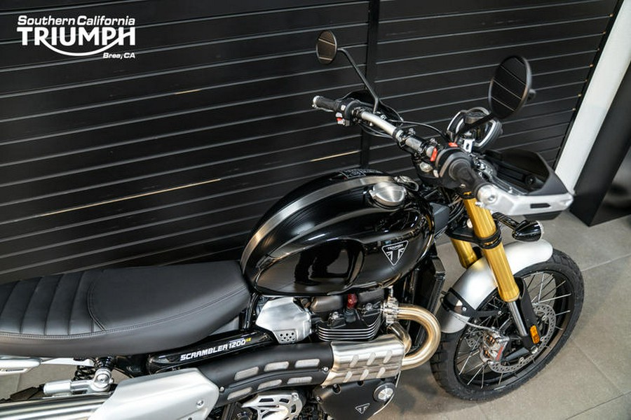 2024 Triumph Scrambler 1200 XE Sapphire Black