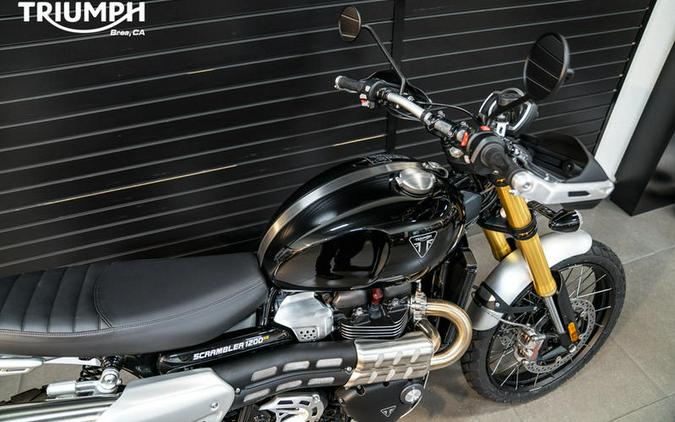 2024 Triumph Scrambler 1200 XE Sapphire Black