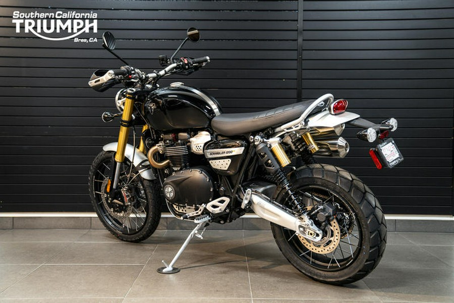 2024 Triumph Scrambler 1200 XE Sapphire Black