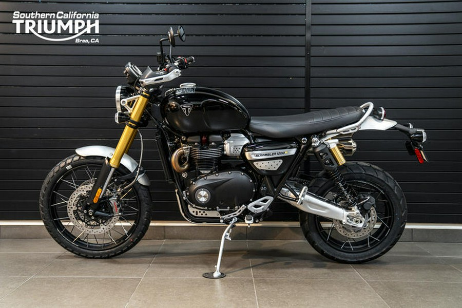 2024 Triumph Scrambler 1200 XE Sapphire Black