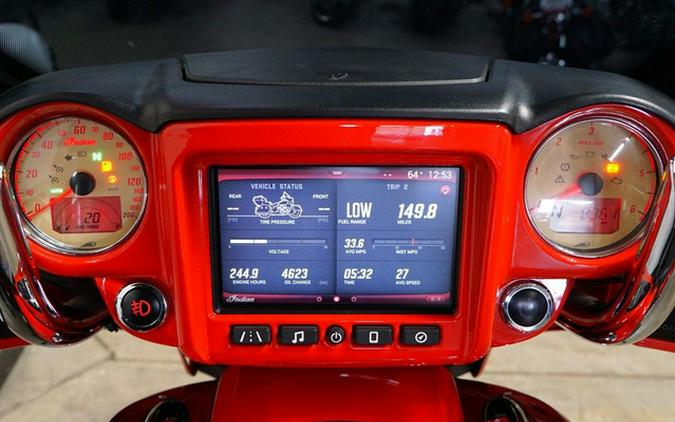 2017 Indian Chieftain Wildfire Red Over Thunder Black