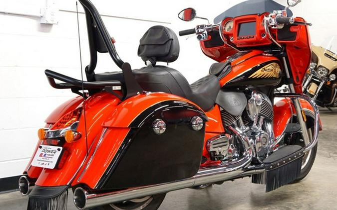 2017 Indian Chieftain Wildfire Red Over Thunder Black