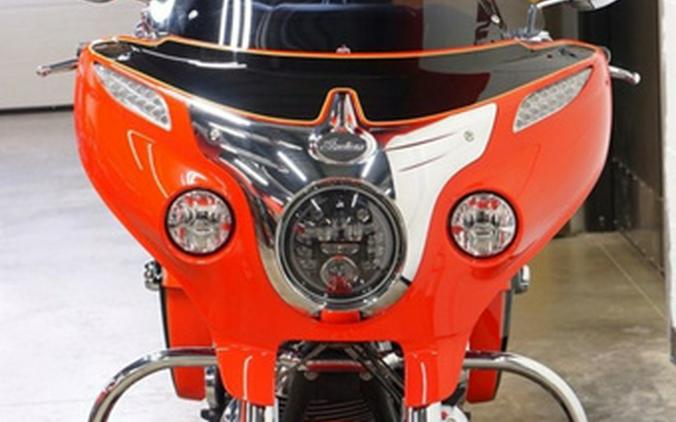 2017 Indian Chieftain Wildfire Red Over Thunder Black