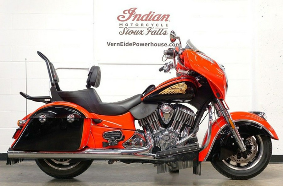 2017 Indian Chieftain Wildfire Red Over Thunder Black