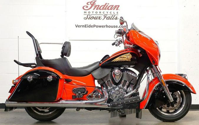 2017 Indian Chieftain Wildfire Red Over Thunder Black