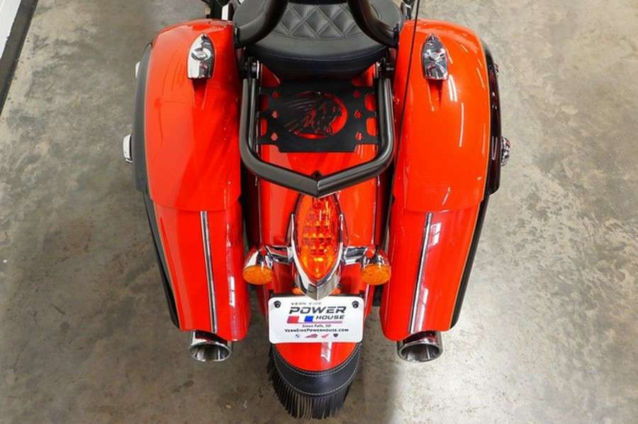 2017 Indian Chieftain Wildfire Red Over Thunder Black