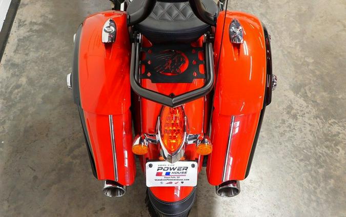 2017 Indian Chieftain Wildfire Red Over Thunder Black