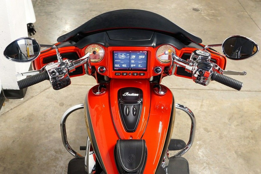 2017 Indian Chieftain Wildfire Red Over Thunder Black