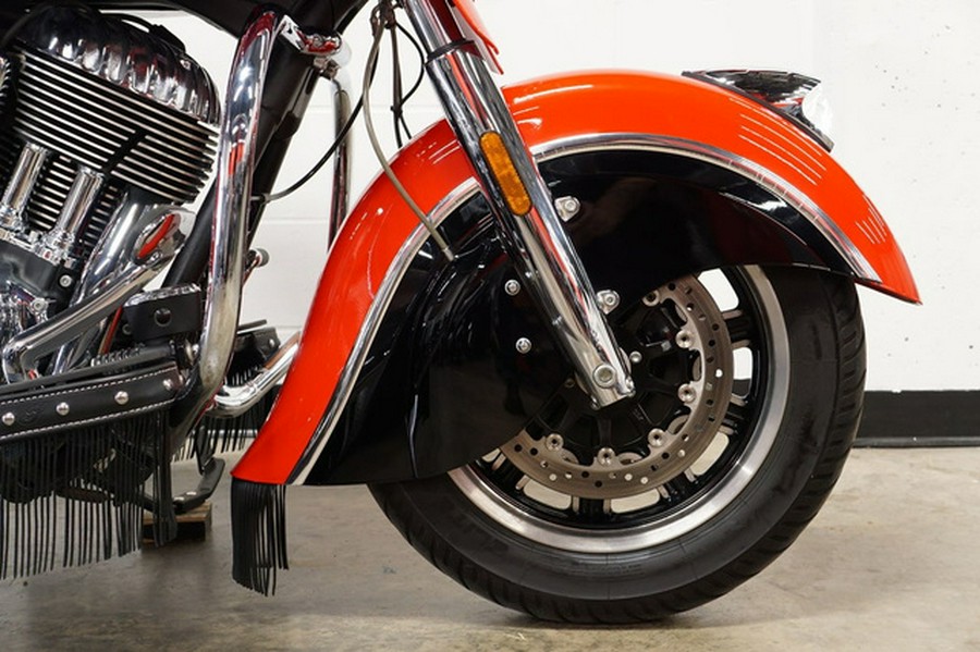 2017 Indian Chieftain Wildfire Red Over Thunder Black