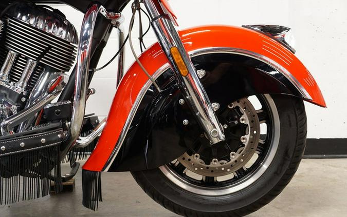 2017 Indian Chieftain Wildfire Red Over Thunder Black