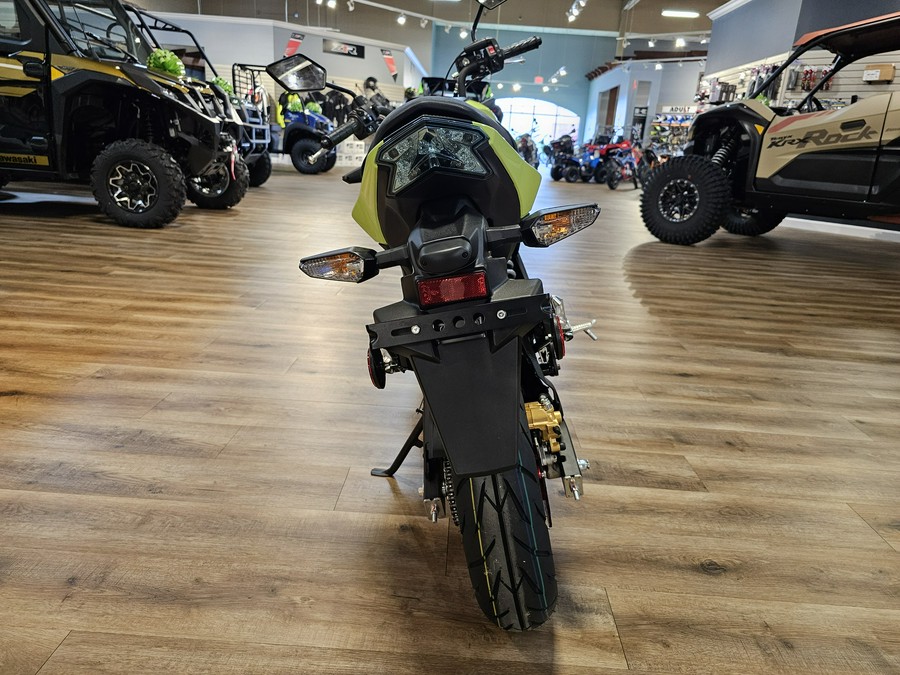 2026 Kawasaki Z125 Pro Metallic Yellowish Green - 109811