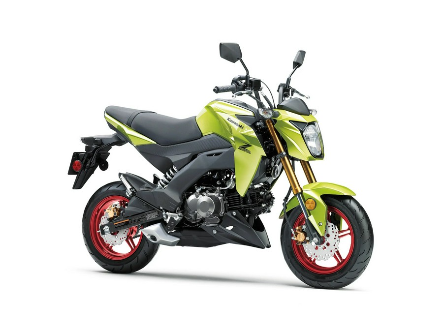 2026 Kawasaki Z125 Pro Metallic Yellowish Green - 109811