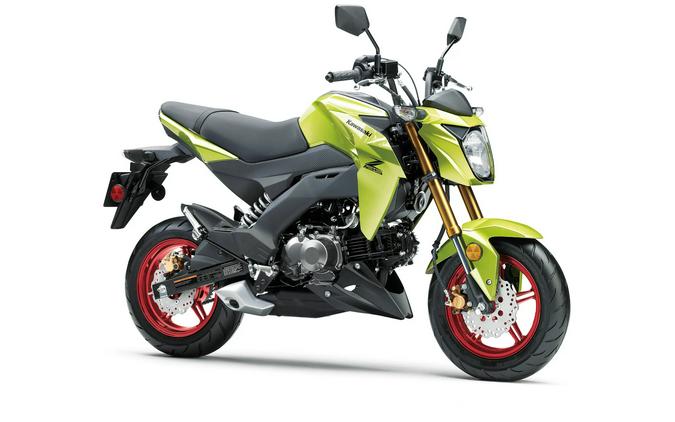 2026 Kawasaki Z125 Pro Metallic Yellowish Green - 109811