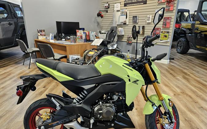 2026 Kawasaki Z125 Pro Metallic Yellowish Green - 109811