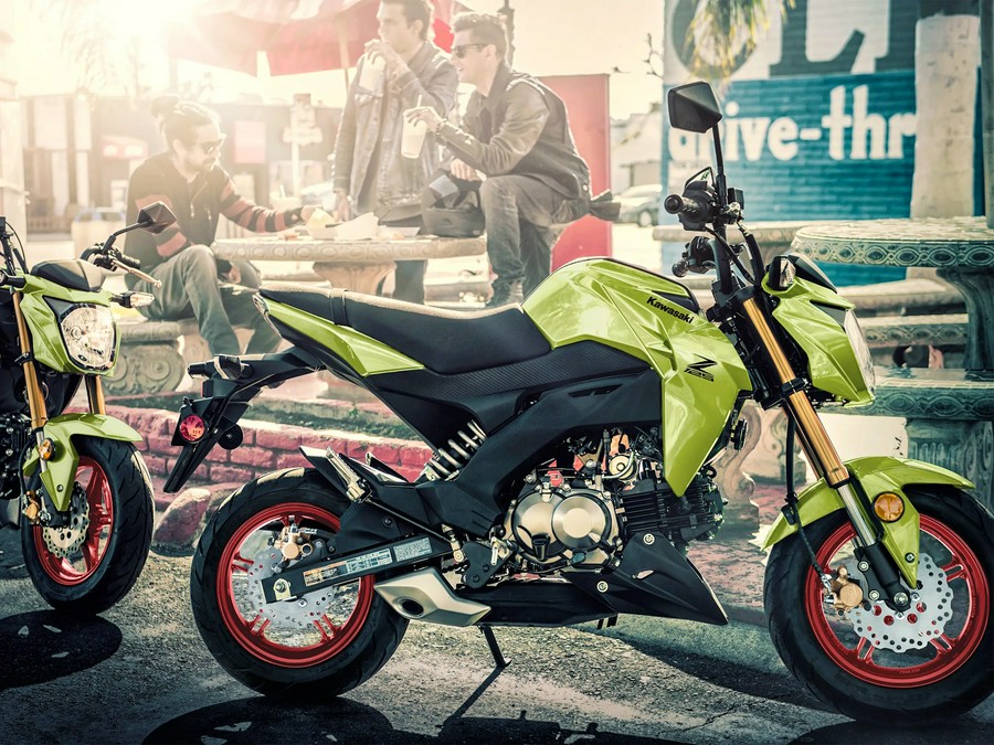 2026 Kawasaki Z125 Pro Metallic Yellowish Green - 109811