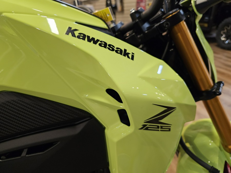 2026 Kawasaki Z125 Pro Metallic Yellowish Green - 109811
