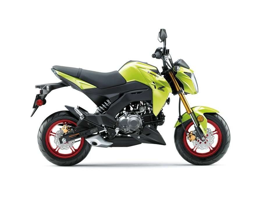 2026 Kawasaki Z125 Pro Metallic Yellowish Green - 109811