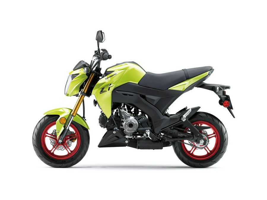 2026 Kawasaki Z125 Pro Metallic Yellowish Green - 109811