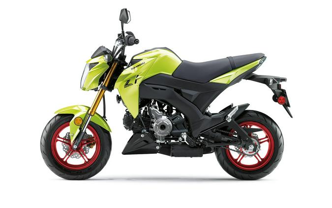 2026 Kawasaki Z125 Pro Metallic Yellowish Green - 109811