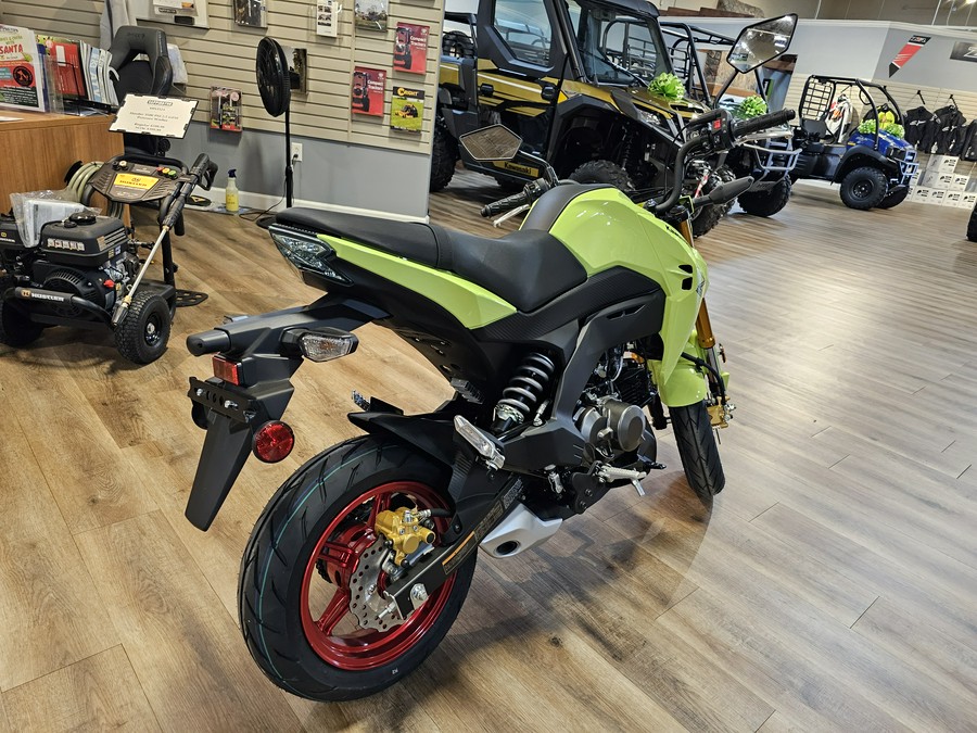 2026 Kawasaki Z125 Pro Metallic Yellowish Green - 109811