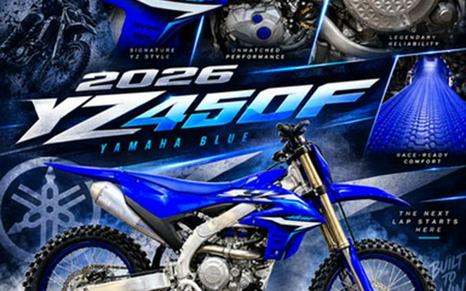 2026 Yamaha YZ 450F Team Yamaha Blue