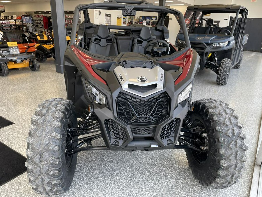 2025 Can-Am MAVERICK X3 DS TURBO FIERY RED/HYPER SILVER